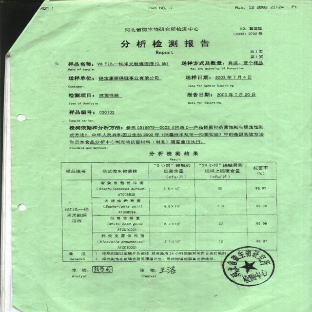 抗菌檢測 抗菌檢測